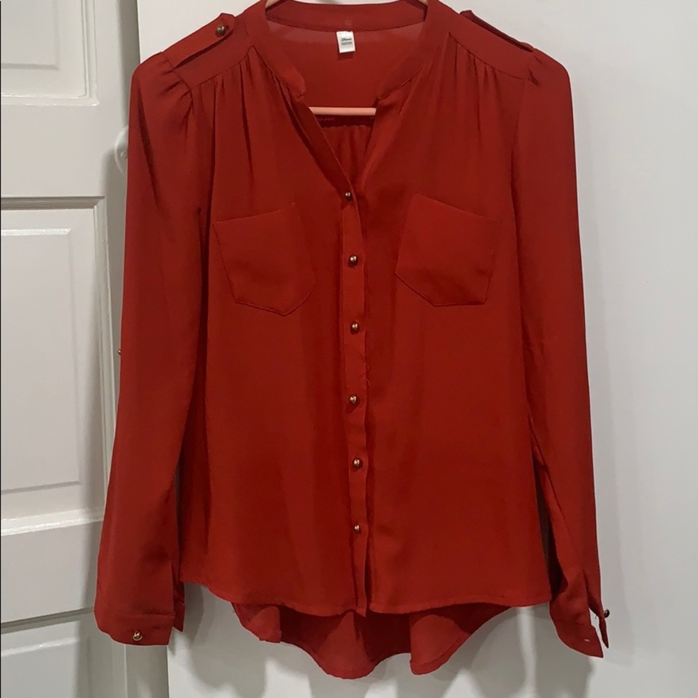 Red blouse from Korea